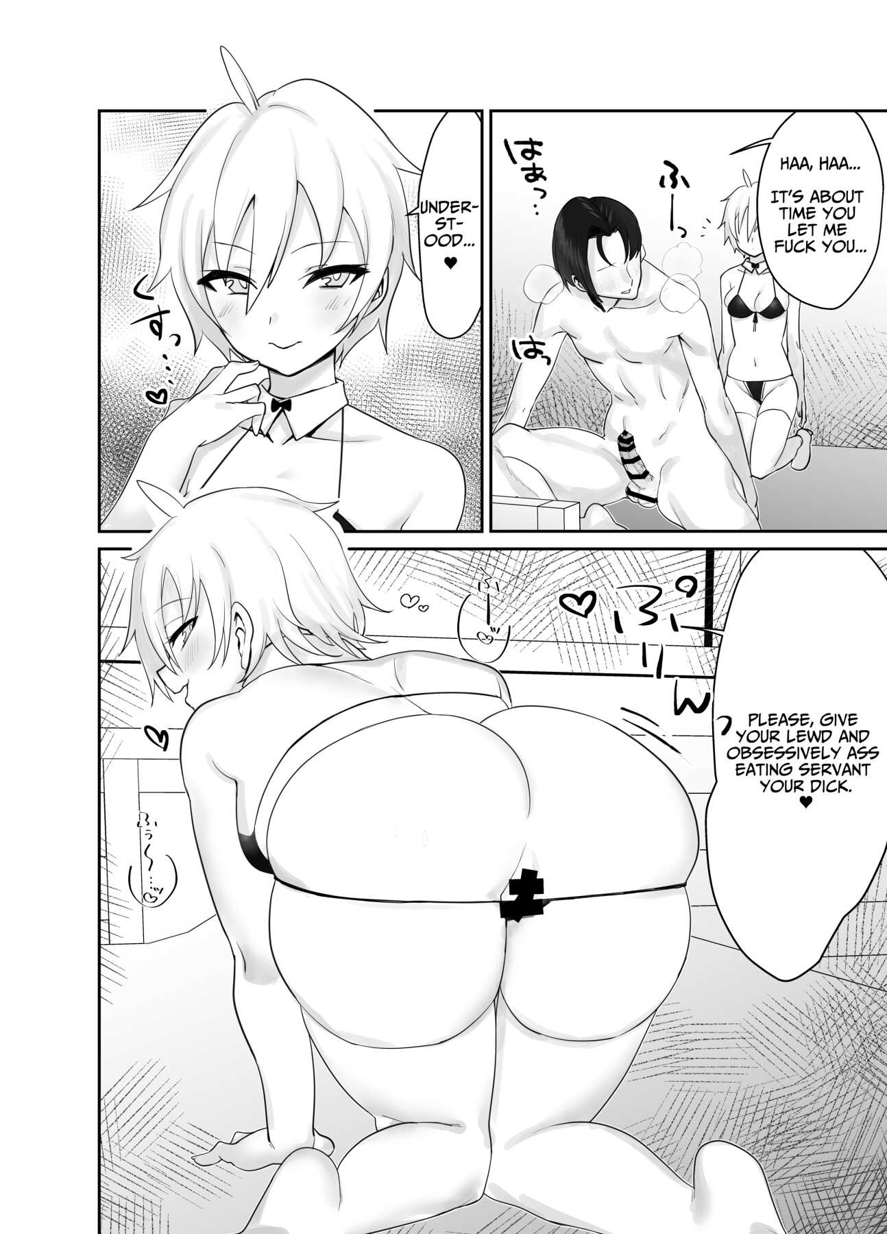 Hentai Manga Comic-Perverted Tomboy Female Butler Offers Apology Sex for her Rich Bitch Mistresses Bullying Behavior-Read-22